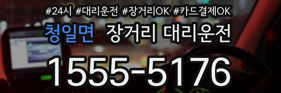 청일면 장거리 대리운전