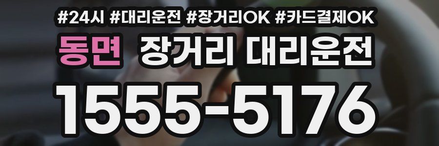 동면 장거리 대리운전