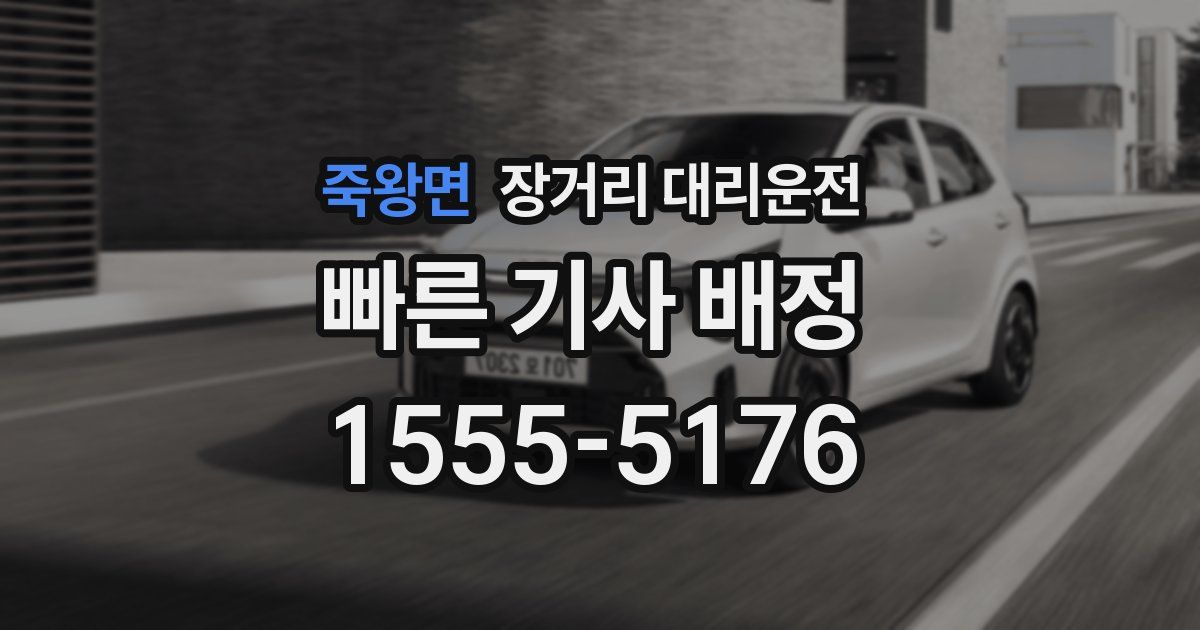 죽왕면 장거리 대리운전