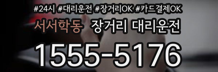 서서학동 장거리 대리운전