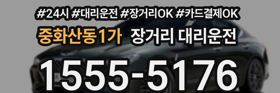 중화산동1가 장거리 대리운전