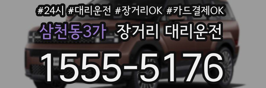 삼천동3가 장거리 대리운전