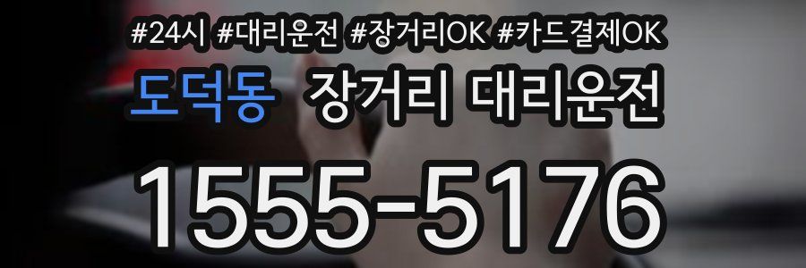 도덕동 장거리 대리운전