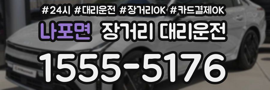 나포면 장거리 대리운전