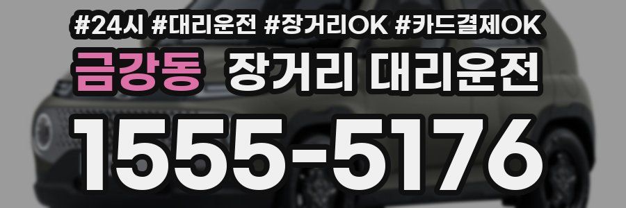 금강동 장거리 대리운전