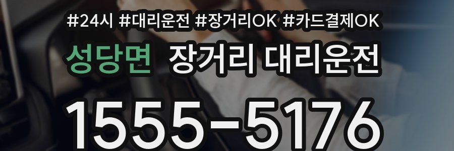 성당면 장거리 대리운전