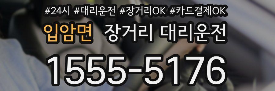 입암면 장거리 대리운전