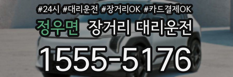 정우면 장거리 대리운전
