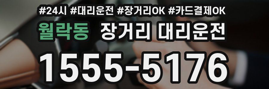 월락동 장거리 대리운전