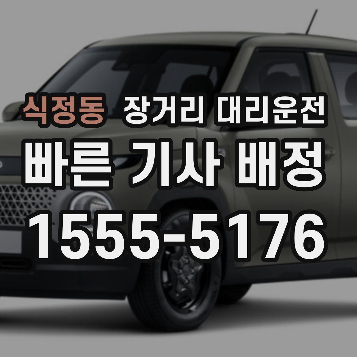 식정동 장거리 대리운전