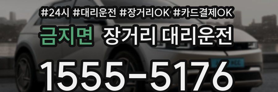 금지면 장거리 대리운전