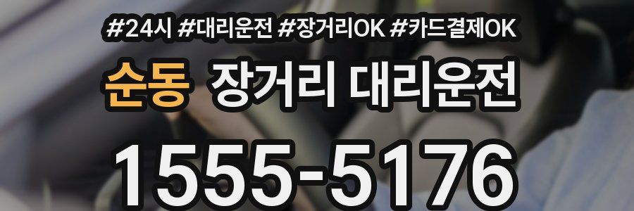 순동 장거리 대리운전