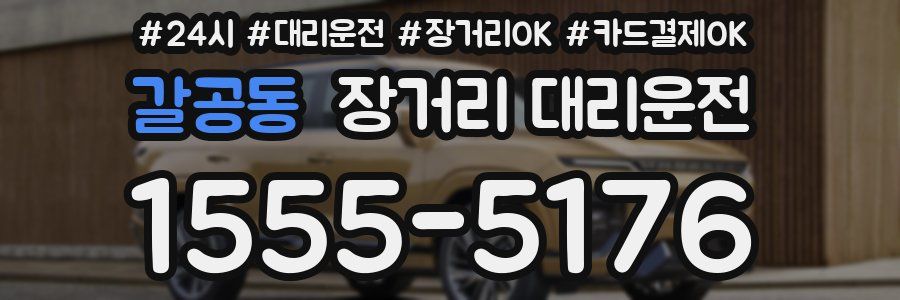 갈공동 장거리 대리운전