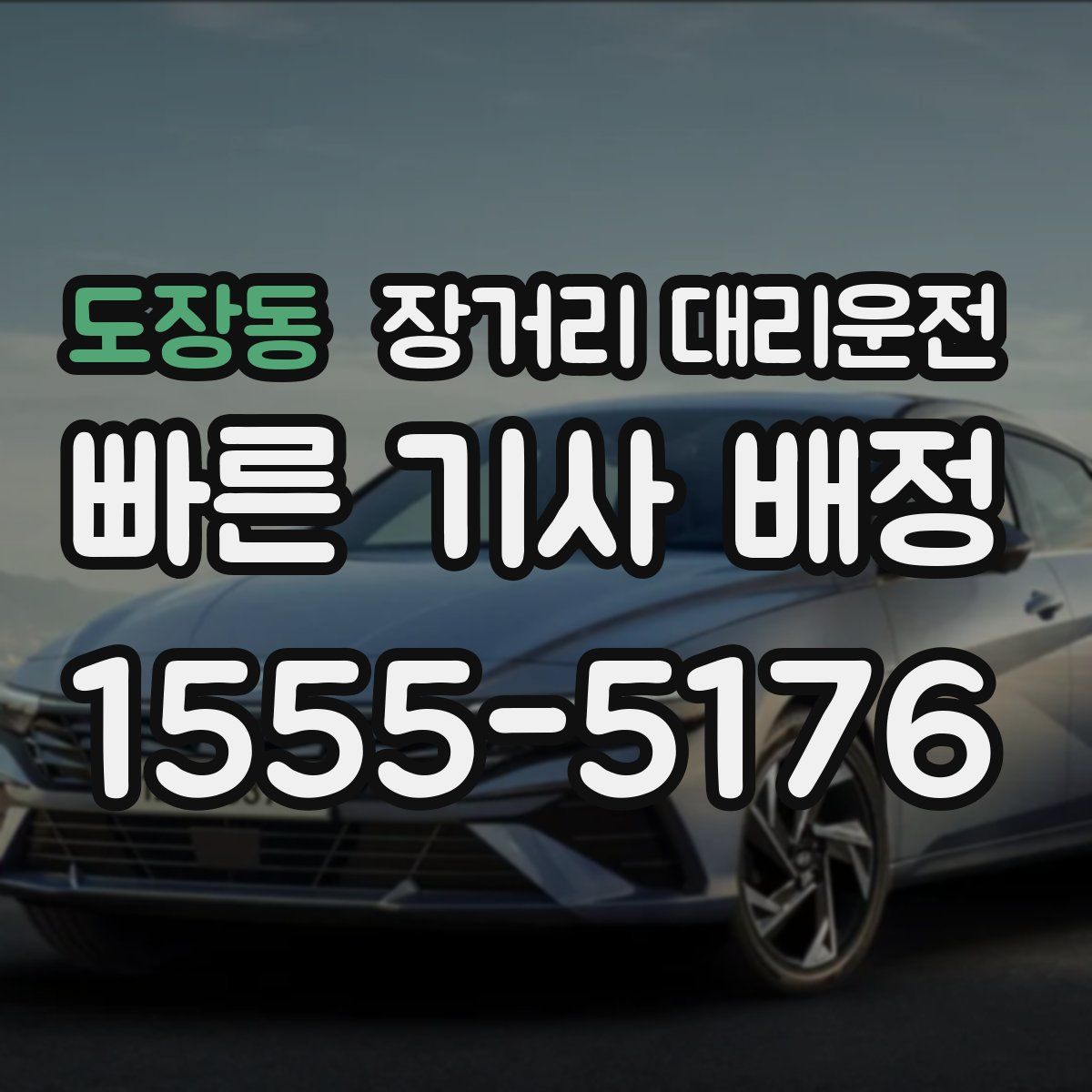 도장동 장거리 대리운전