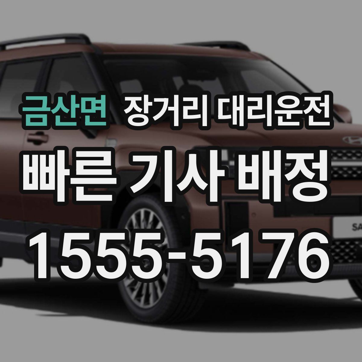 금산면 장거리 대리운전