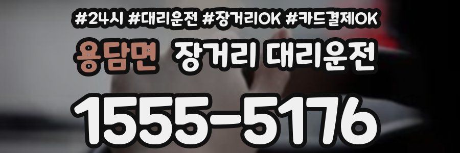용담면 장거리 대리운전
