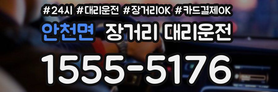 안천면 장거리 대리운전