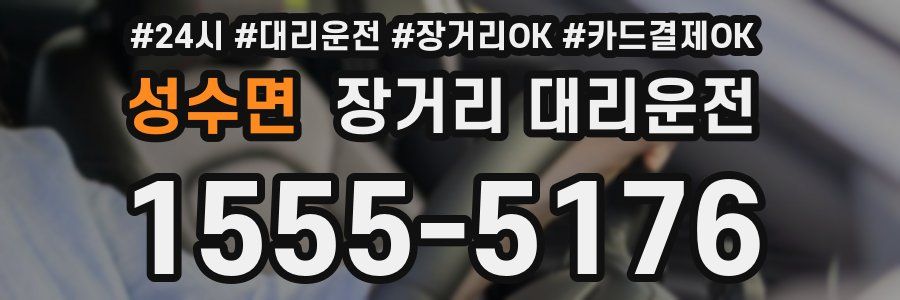 성수면 장거리 대리운전