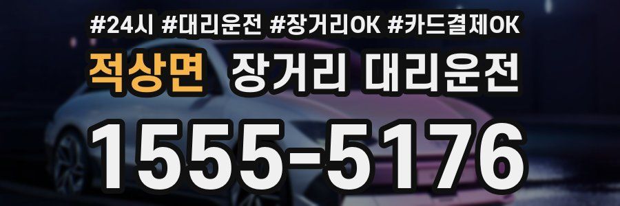 적상면 장거리 대리운전