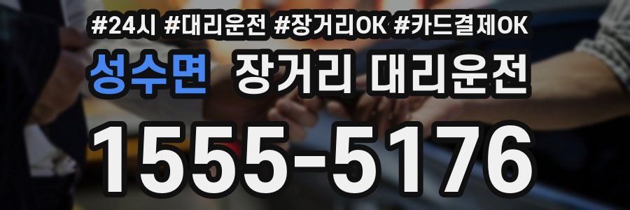 성수면 장거리 대리운전