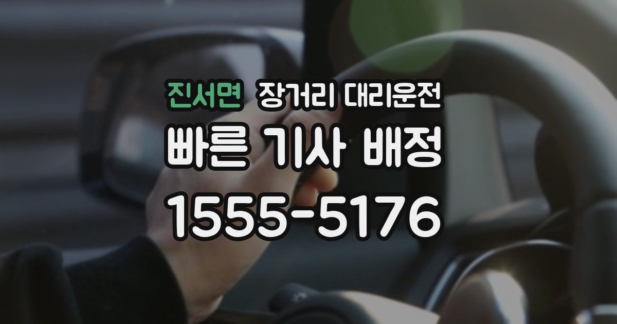 진서면 장거리 대리운전