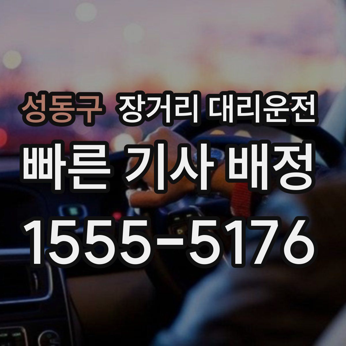 성동구 장거리 대리운전