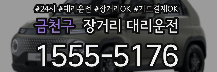 금천구 장거리 대리운전