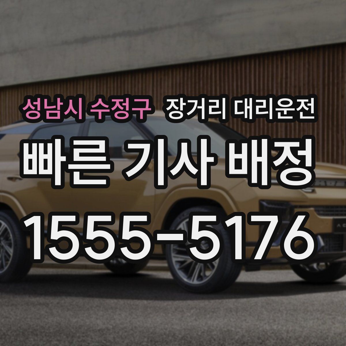 성남시 수정구 장거리 대리운전