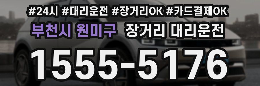 부천시 원미구 장거리 대리운전