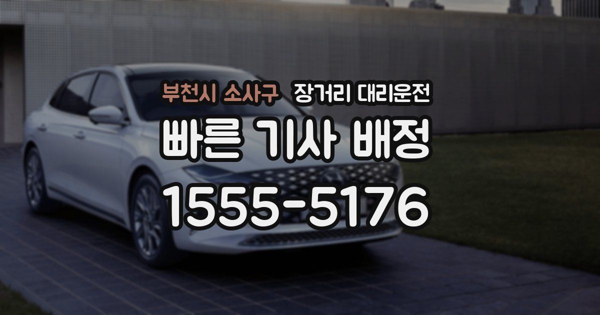 부천시 소사구 장거리 대리운전