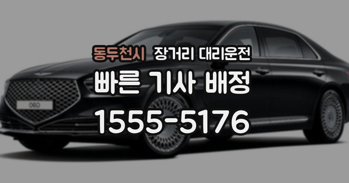 동두천시 장거리 대리운전