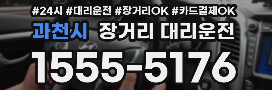 과천시 장거리 대리운전