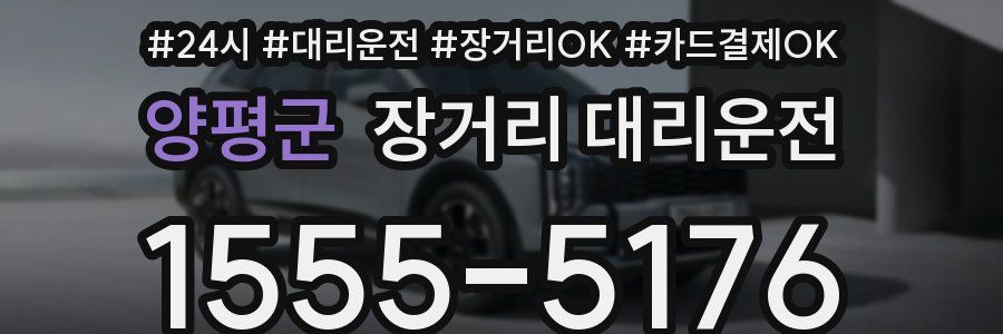 양평군 장거리 대리운전