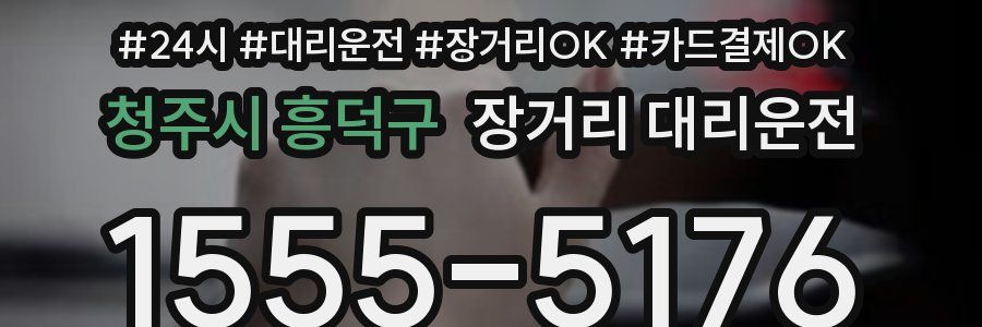 청주시 흥덕구 장거리 대리운전