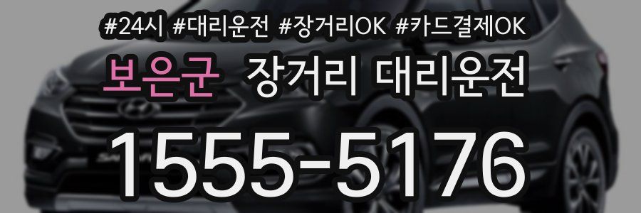 보은군 장거리 대리운전