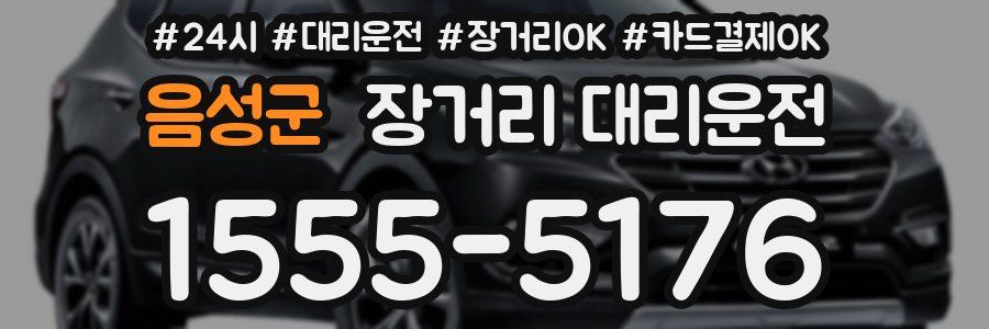 음성군 장거리 대리운전