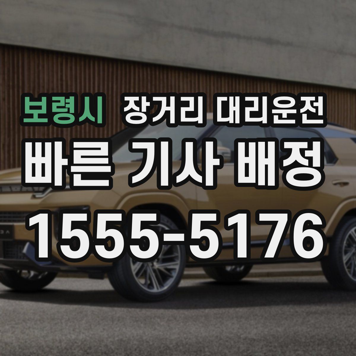 보령시 장거리 대리운전