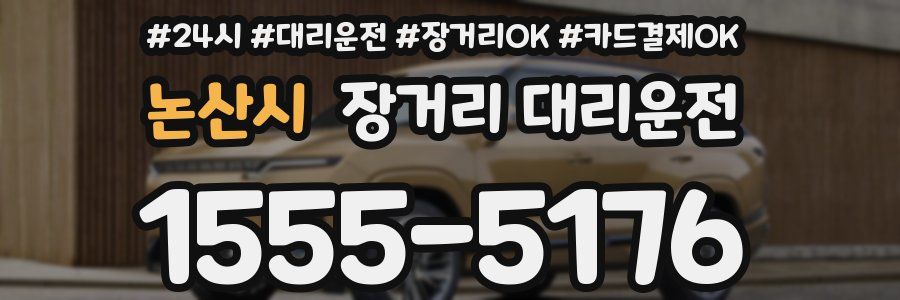 논산시 장거리 대리운전