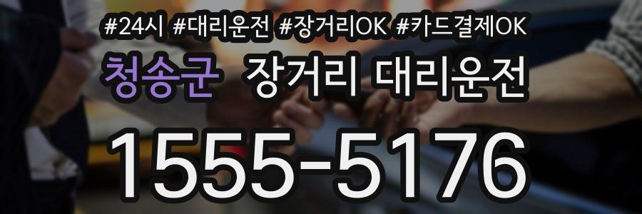 청송군 장거리 대리운전
