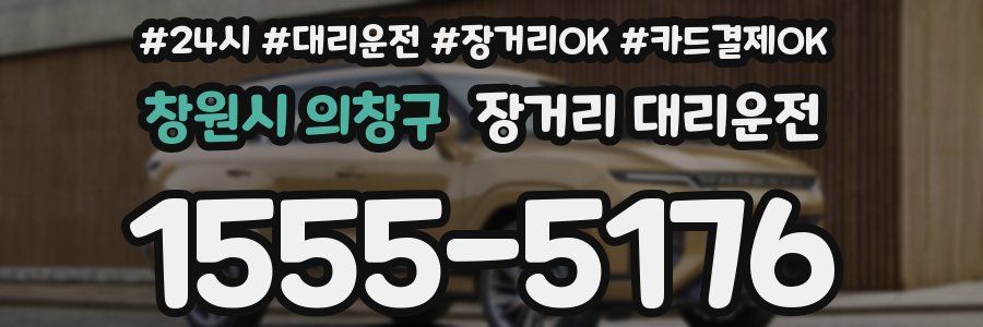 창원시 의창구 장거리 대리운전