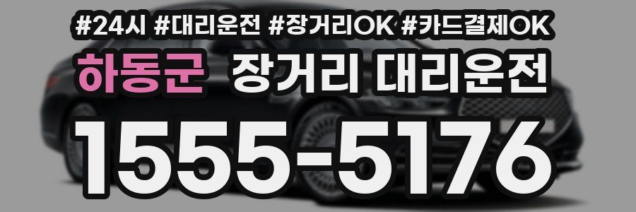 하동군 장거리 대리운전