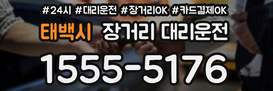 태백시 장거리 대리운전