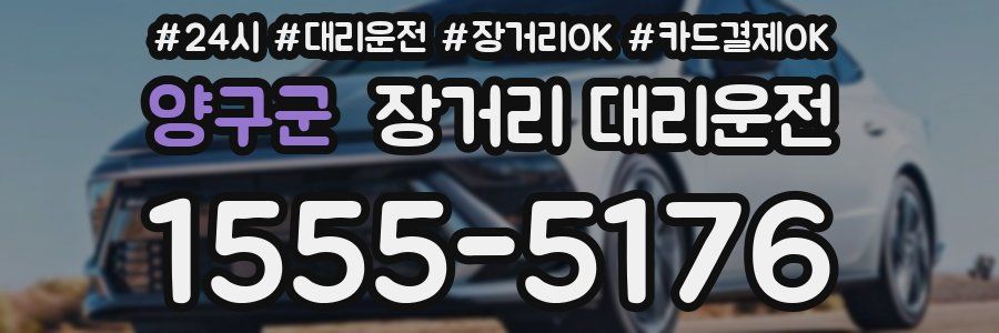 양구군 장거리 대리운전