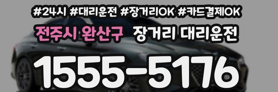전주시 완산구 장거리 대리운전