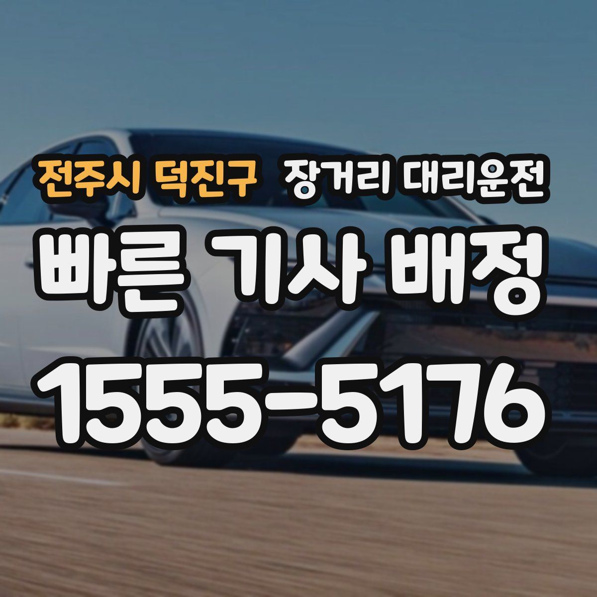 전주시 덕진구 장거리 대리운전