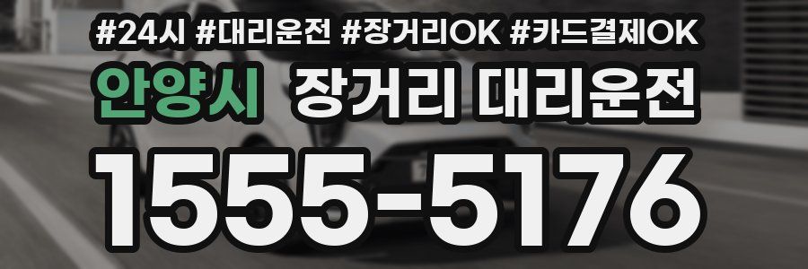 안양시 장거리 대리운전