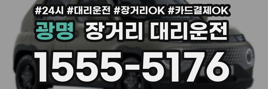 광명 장거리 대리운전