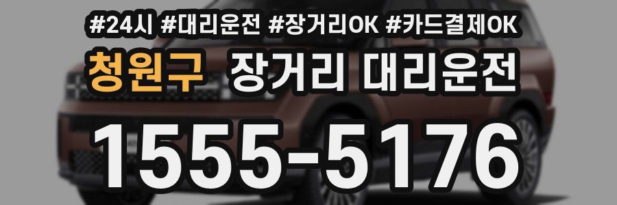 청원구 장거리 대리운전