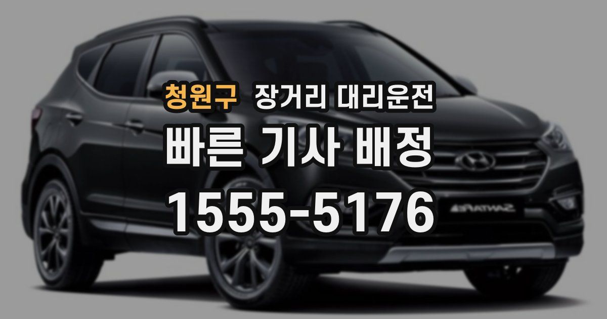 청원구 장거리 대리운전