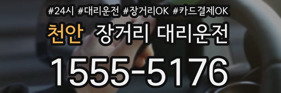 천안 장거리 대리운전
